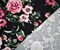 Black-Multi Rayon Stretch Spandex Floral Printed Jersey Knit Fabric By the Yard